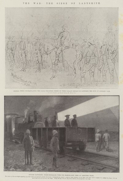 La guerra, el asedio de Ladysmith de Melton Prior